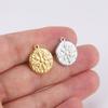 My Shape 5 pcs Small Sun Charms DIY Summer Anklets Bracelet Necklace Stainless Steel Pendants for DIY Jewelry Making