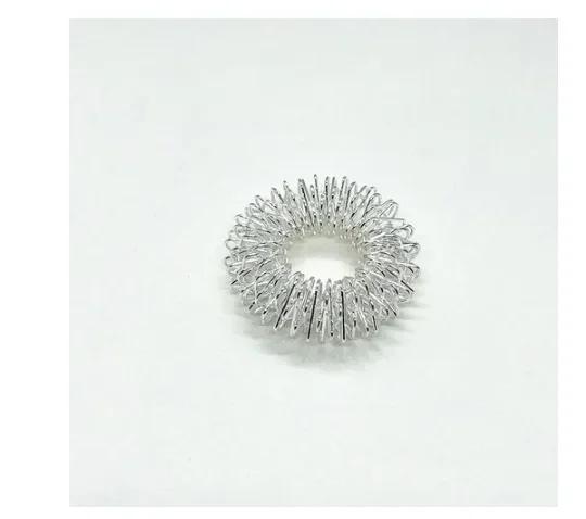 100 pezzi/lotto mini gadget massaggiatore per dita a molla relax Diametro 27 mm Anelli Massaggiatori Agopuntura Massaggiatore per Dita 6 colori a scelta