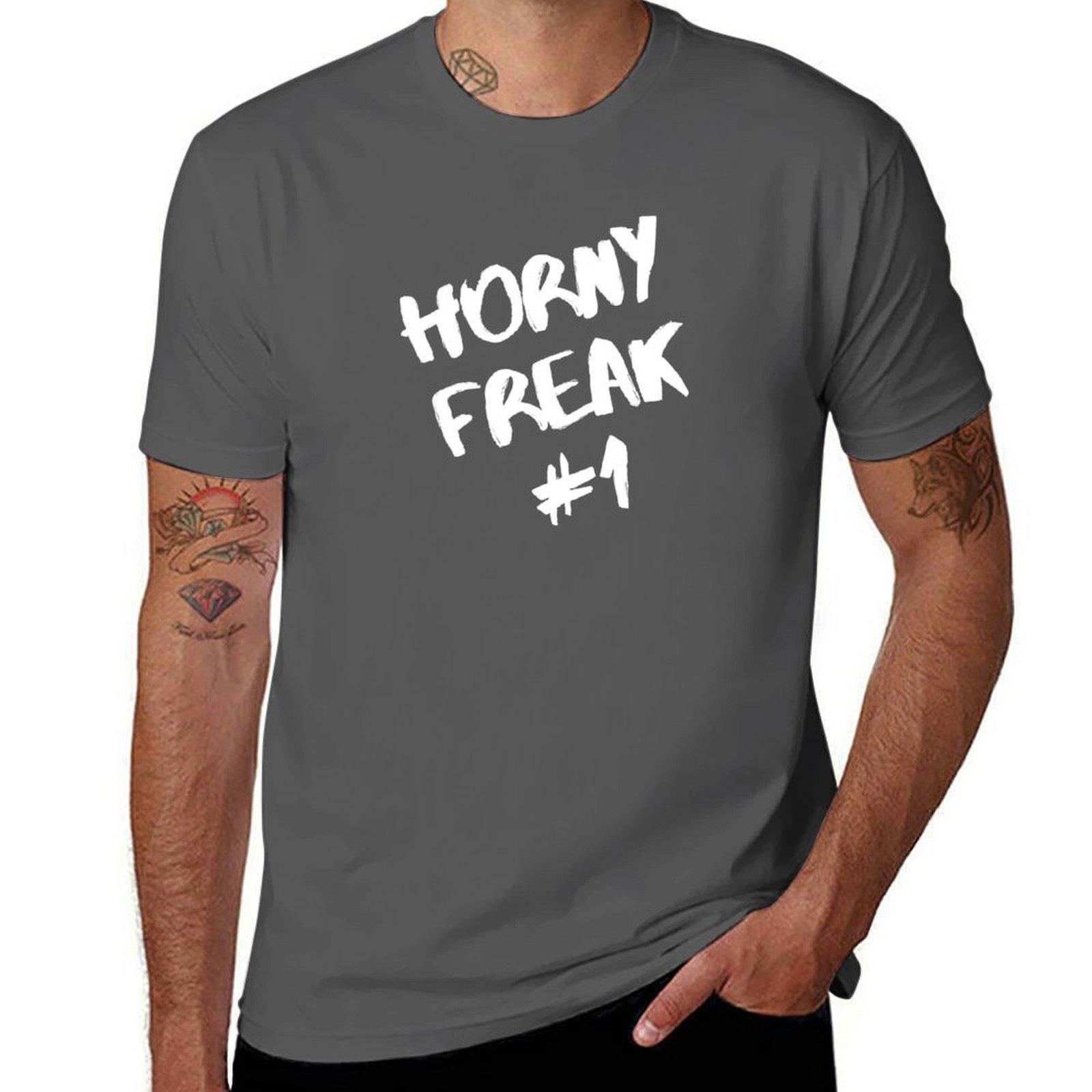 

Horny Freak #1 Inspired by Bottoms Ugly Untalented Gays PJ and Josie T-Shirt t shirts for man cotton T-Shirt 4XL