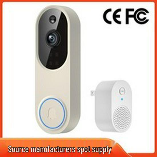 Wireless HD Smart Doorbell with Screen & Outdoor Security Camera