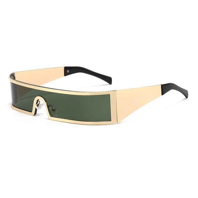 Cyberpunk Sunglasses Metal Frame Uv400 Sunshade For Fashionable Travel And Outdoor Activities