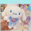 Cute Sanrio Series Plush Keychain Adorable Stuffed Dog Bag Charm Soft 10cm