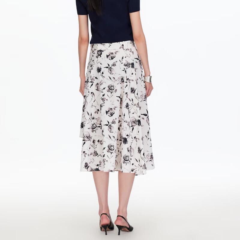 VEROMODA Retro Print A-line Skirt