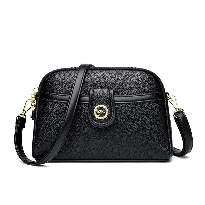 Womens Simple Fashi Handbags Retro Solid Color PU Leather Shoulder Underarm Bag Casual Hobos Handbags Trend Crossbody Bags