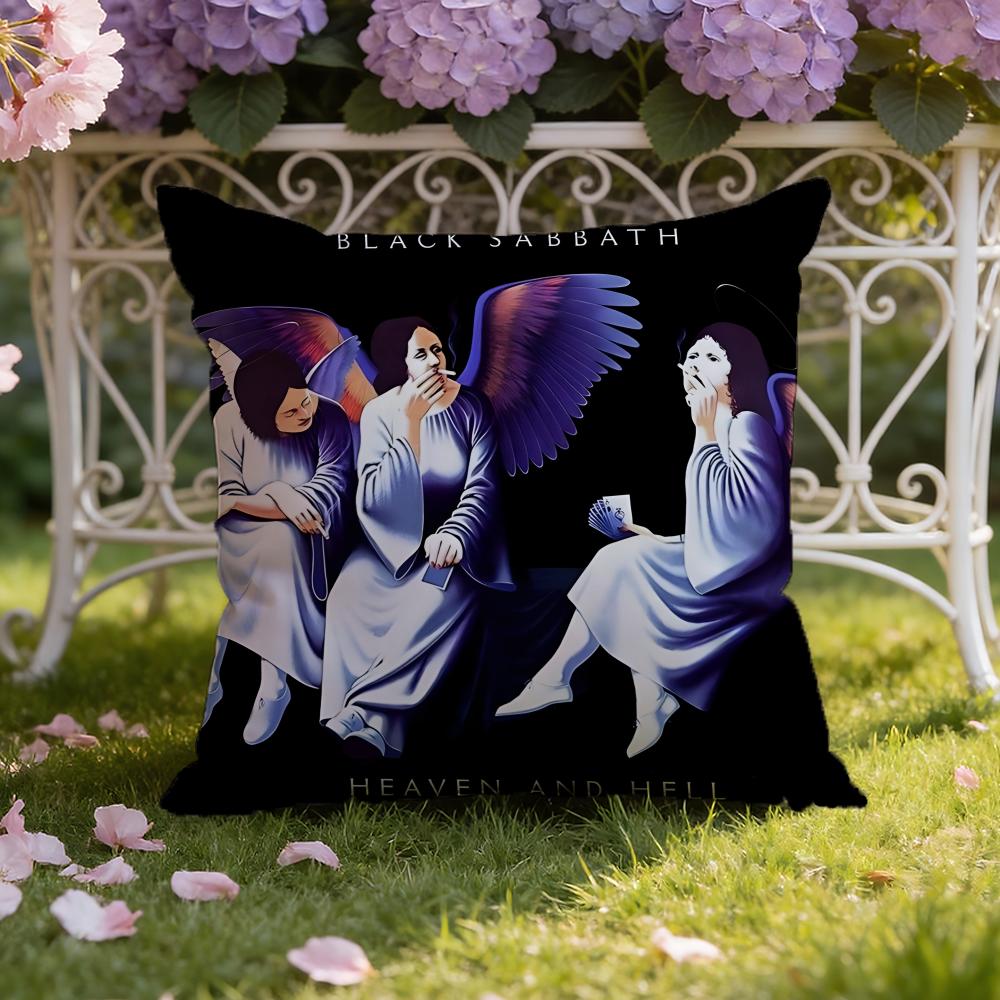 Band B-Black S-Sabbath Kissenbezug Home & Auto Dual-Scene Kissenbezug: Wendbar für höchsten Tragekomfort