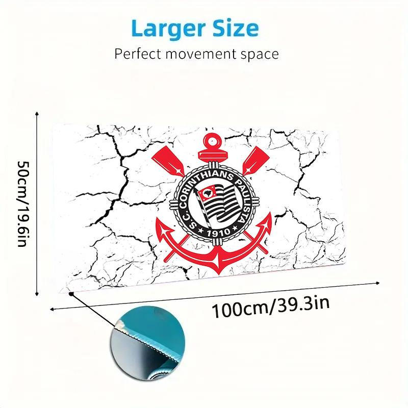 Corinthians4 Print Cushion Non-slip Laptop Tablet Big Mousepad XXL Mat Mini PC Playmat With Lock edge