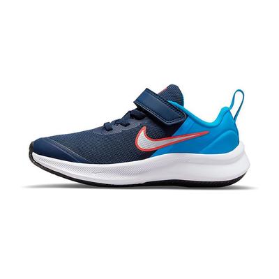 Star Runner 3 PS Midnight Navy Kids Sneakers Blue White Imperial-Blue DA2777-401