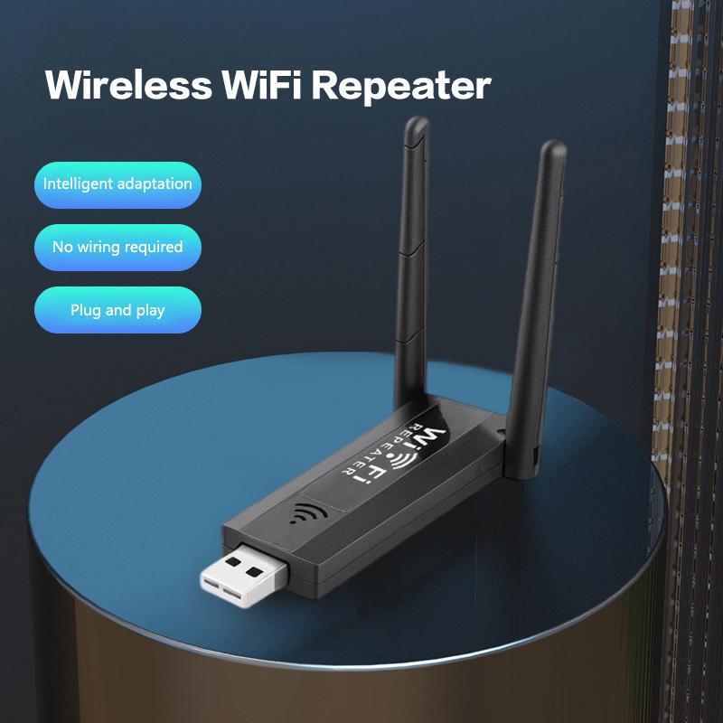 300Mbps Wireless Usb Wifi Repeater Adapter Extender Drive Free Wireless Network Card Signal Router Wifi Receiving Transmitter