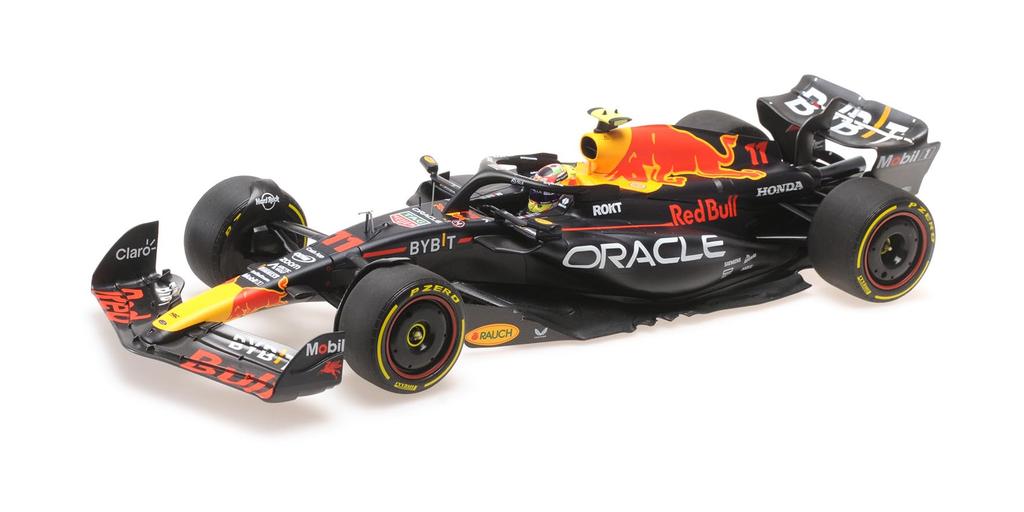 Minichamps 110232311 Red Bull Racing RB19 Sergio Perez Abu Dhabi GP 2023 Scale Miniature Collectible Car - - 1/18 -