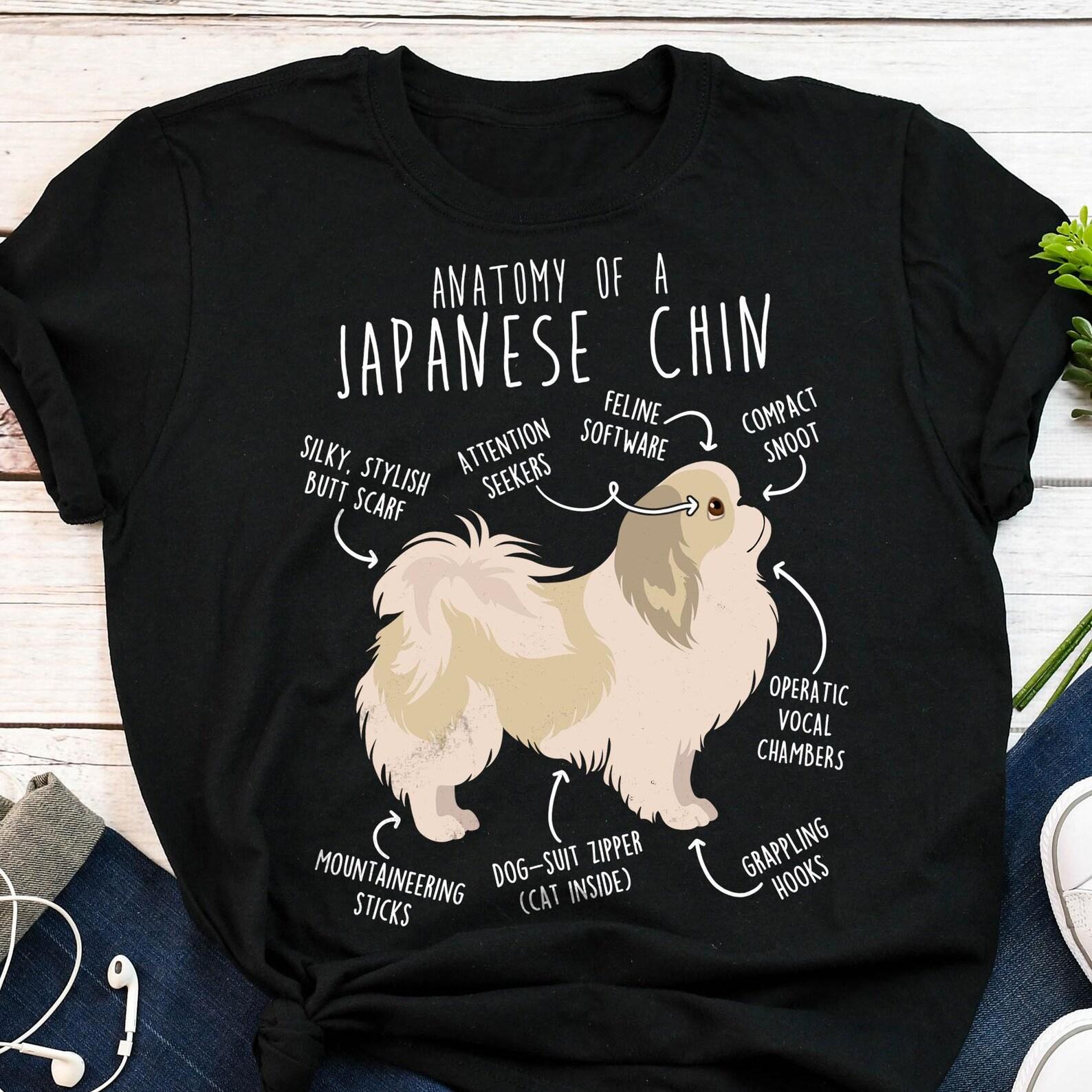 Lemon Japanese Chin Shirt, , , Cute Japanese Spaniel T-shirt, Funny Dog Lover Gift, Pet Tee, Dog Mom Top, Dog Dad, Lemon and White 160