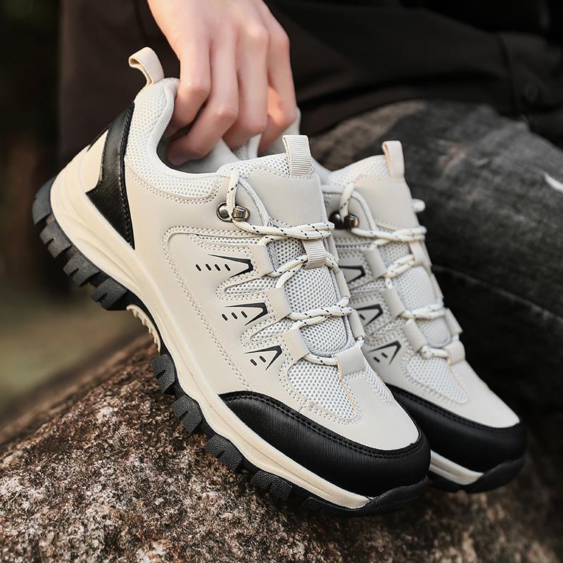 Outdoor hiking cargo shoes casual versatile sports hiking shoes 2025 new mesh breathable trendy shoes fashionable men's shoes
