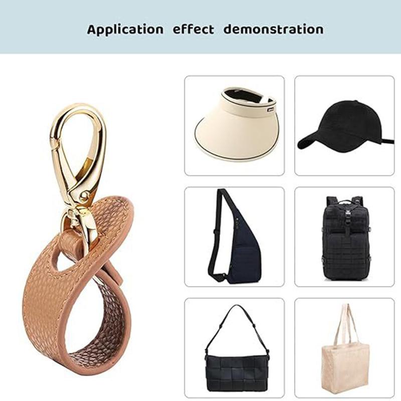 1PC Travel Summer Hat Strap Travel Hat Clip Leather Golf Baseball Hat Clip Simple
