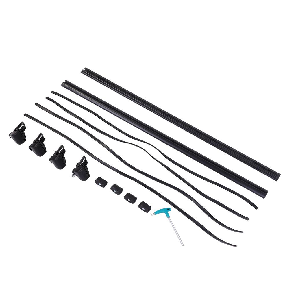 Roof Crossbar Rack Aluminum Alloy 51in 165 LBS Load Capacity Roof Top Crossbar Luggage Rack with Anti Theft Lock