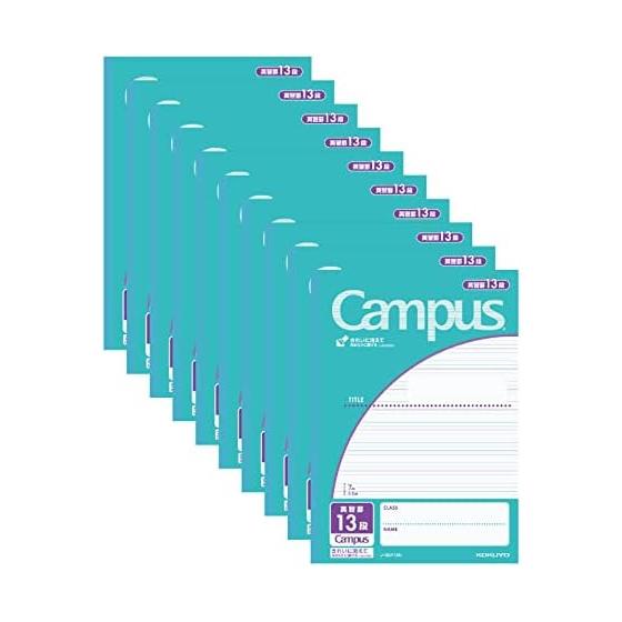 KOKUYO Notes Campus Notes по назначению B5 English Study Линейка 13 ярусов 30 листов 10 книг Набор No-30F13NX10