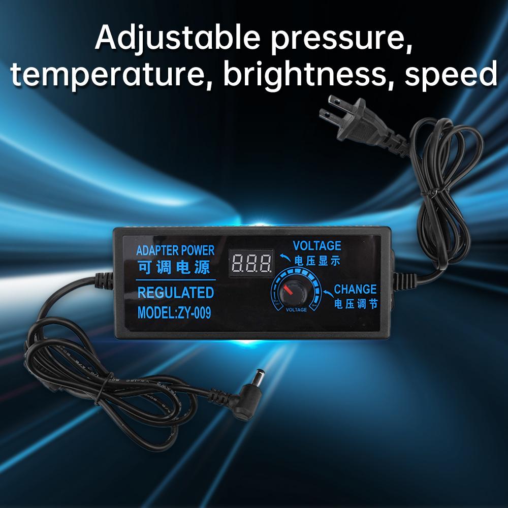 AC110V 220V To DC3-24V 5A Power Adapter 5.5*2.5mm DC Inline Connector Adjustable Power Adapter Regulated Switching Power Supply