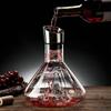 Decanter per Whisky Vino Iceberg 1500ML Cristallo Senza Piombo Fatto a Mano Versatore per Vino Caraffa Ispessita Erogatore per Vino Vaso Accessori Bar