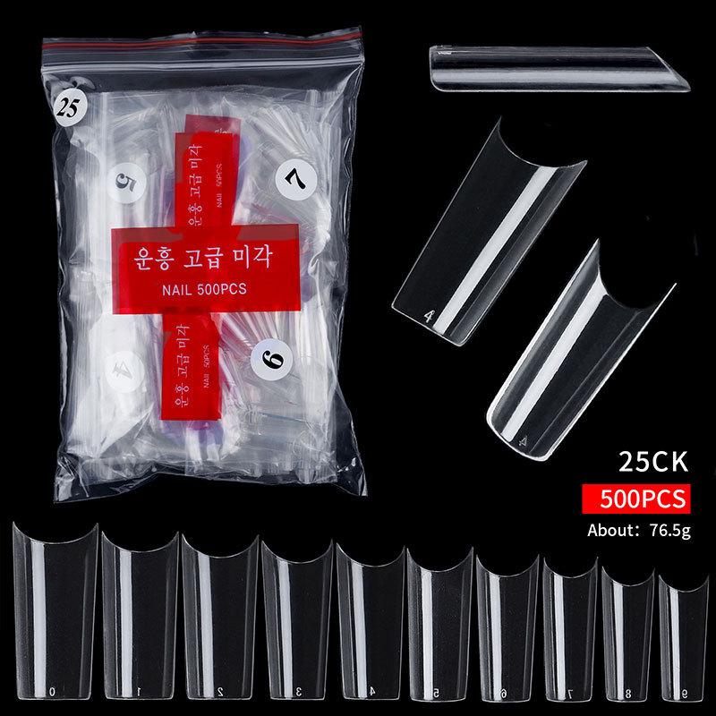 Nail Art French, Autocolant Complet și Autocolant Jumătate, Unghie Balerină, Unghie Țeavă de Apă, Vârf Picătură de Apă Piesă Unghie Pe Stoc