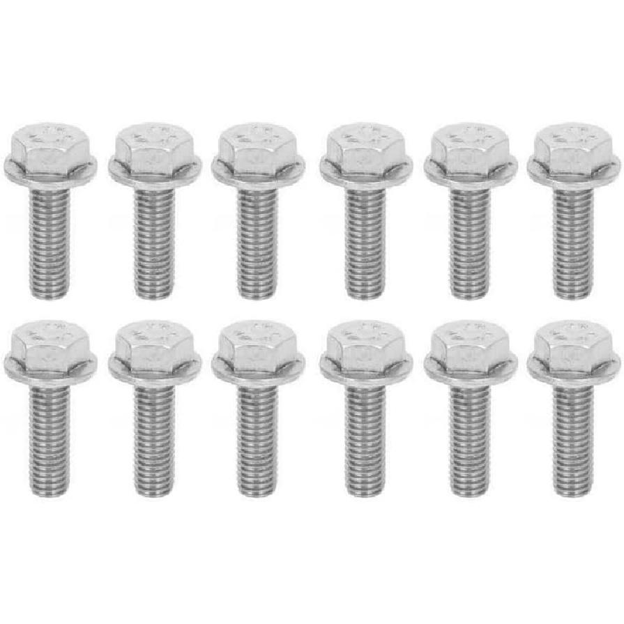 LS Exhaust Manifold Header Gasket Pair with Bolts for Chevy Silverado Camaro GMC Sierra LS1 LS2 LS3 LS6 LQ4 LQ9 4.8 5.3 5.7 6.0 6.2L 1997-2018,