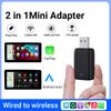 XUDA 2026 New Wireless Carplay and Android Auto 2in1 Smart Mini Box WIFI BT Auto Connect For Toyota Volvo Benz MG Kia MAZDA FORD