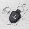 2026 Hot Interior Stickers Car Leather Keychain Shield Type Emblem Key Ring For Lexus RX300 IS200 IS250 ES350 Ct200h UX250h NX30