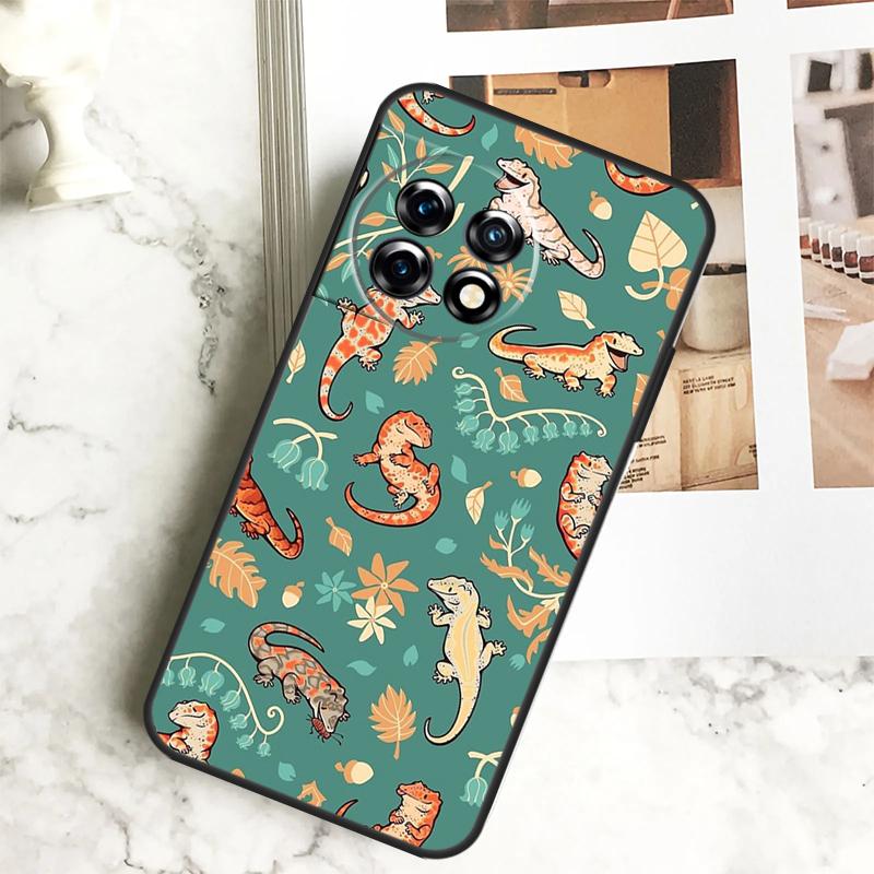 

Чехол с ящерицами и гекконами для OnePlus 12 12R 11 9 10 Pro 10R 9R 8T 10T Nord CE 2 3 Lite 2T CE4 N10 N20 N30, чехол OnePlus Nord N200