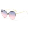 Women's Korean Style Cat Eye Sunglasses, UV Protection, Comfortable Metal Frame, High-End Feel, Polarized Lenses.