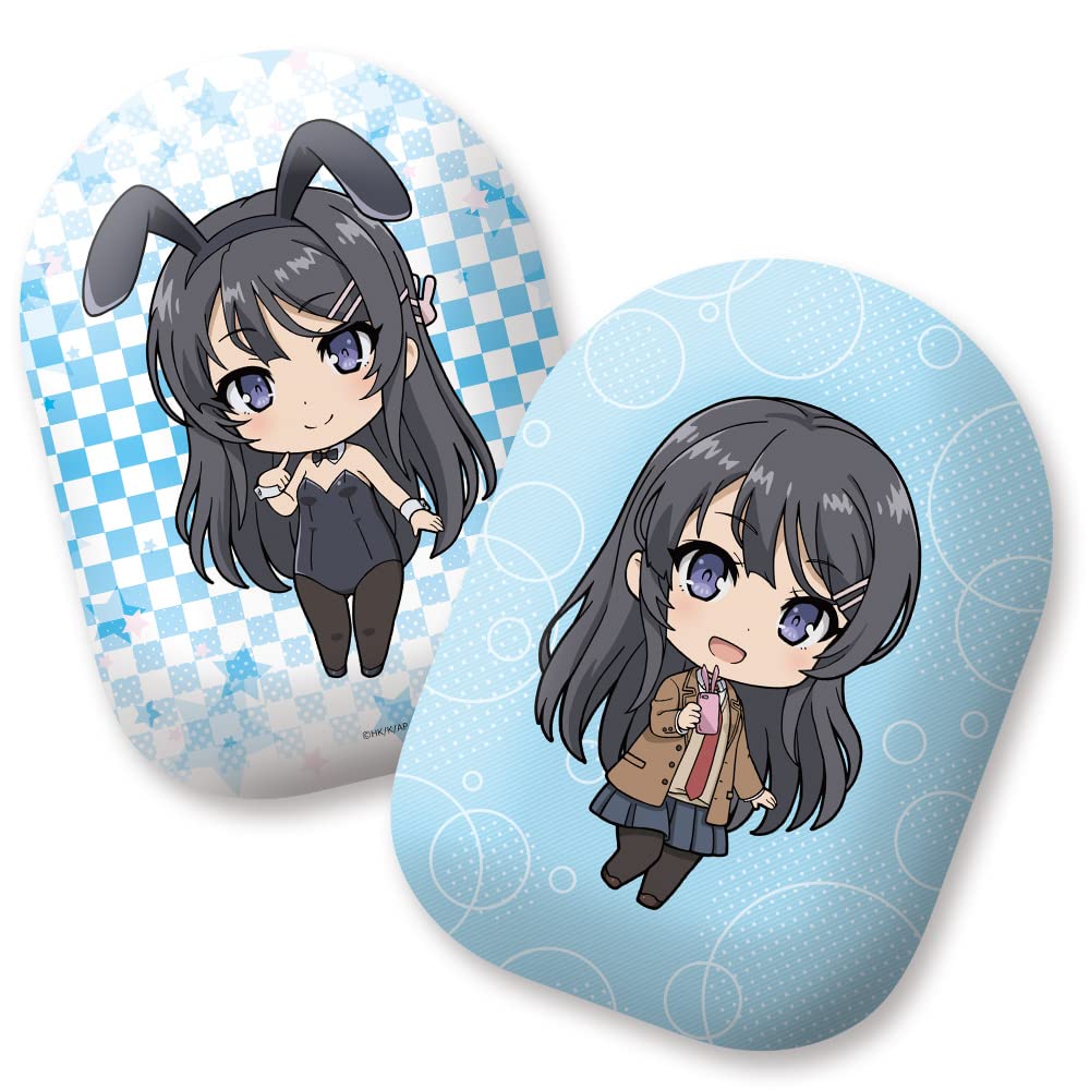 Azmaker Rascal Does Not Dream of Bunny Girl Senpai - Mai Sakurajima Cushion, Approx. 350mm, Polyester and Cotton