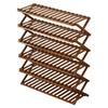 Portable Folding Shoe Rack, Required Space Saving Shoe Shelf for Dormitory Apartment Rental, Multi-Tier Shoe Organizer Storage