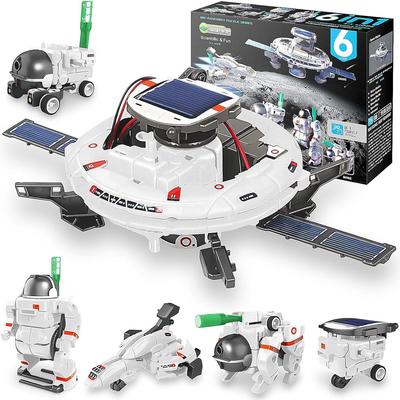 Six-in-One Solar Space Robot Educational Toy - Self-Assembly Kit
