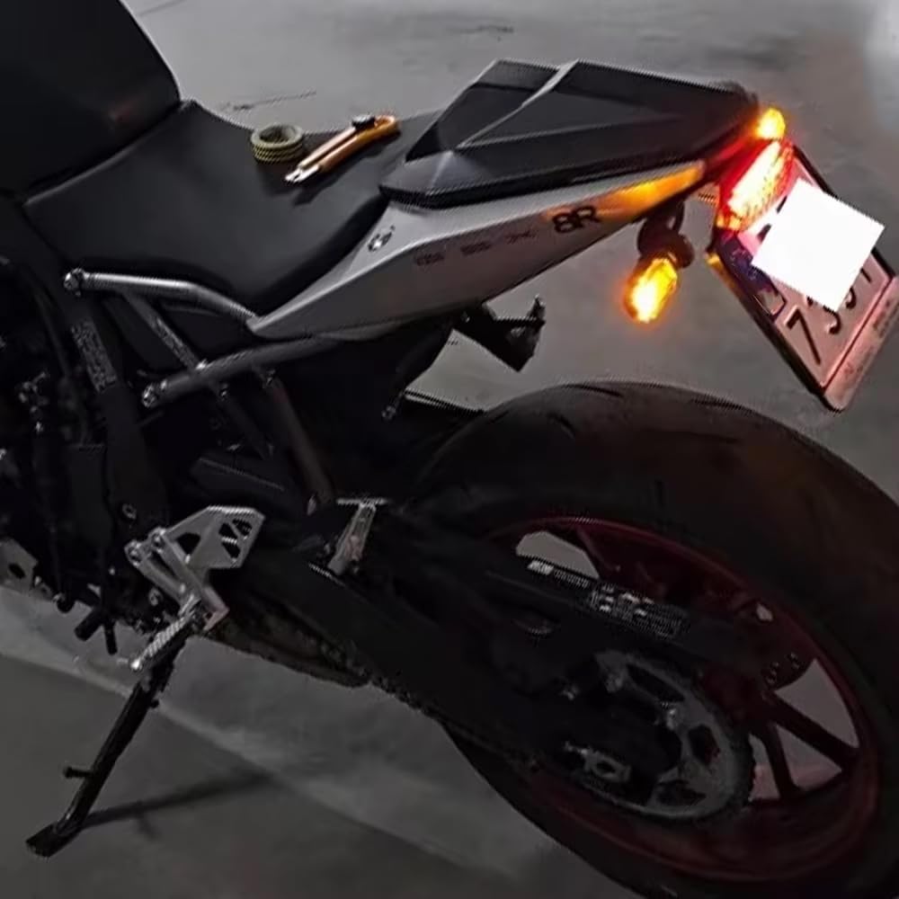 For GSX8S GSX-8S 2024 2023 GSX-8R 2024 GSX8R Motorcycle License Plate Holder Bracket Fender