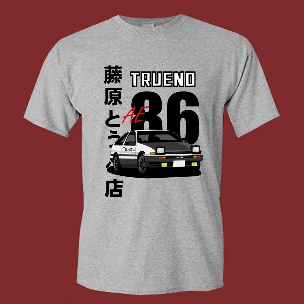 

Trueno AE86 Такumi Fujiwara Король Дрифта Япония JDM Автомобиль Мужская Серая Размер S-5XL 3XL