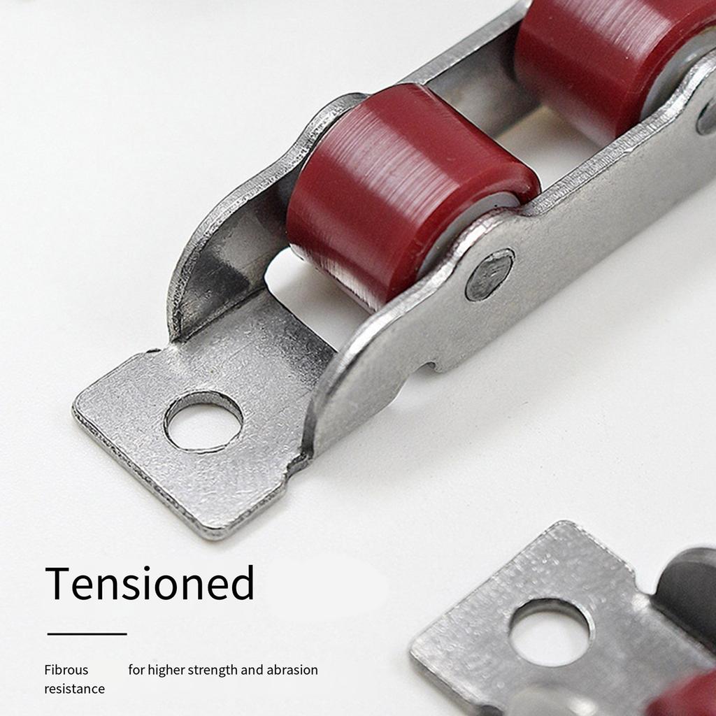 4Pcs Push Pull Window Pulley with Screws Sliding Window Door Roller Double Wheel Glass Door Sliding Roller Door Hardware