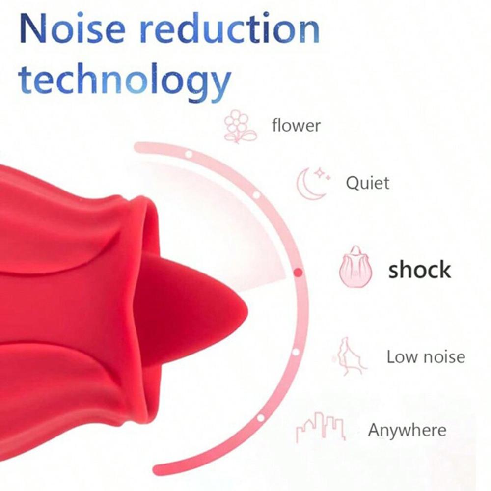 Adults Goods Rose-toy Swing Tongue Licking Vibrator Female Powerful Oral Nipple Clitoris Stimulator Massager Sex Toys For Women