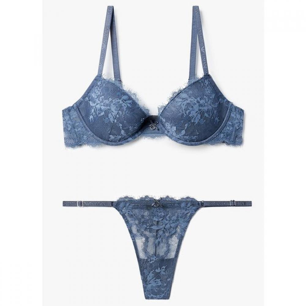 Emporio Armani Женский Съемный Push Up Бюстгальтер и Трусики Комплект 0825385526 0825310526 75A/S(90)