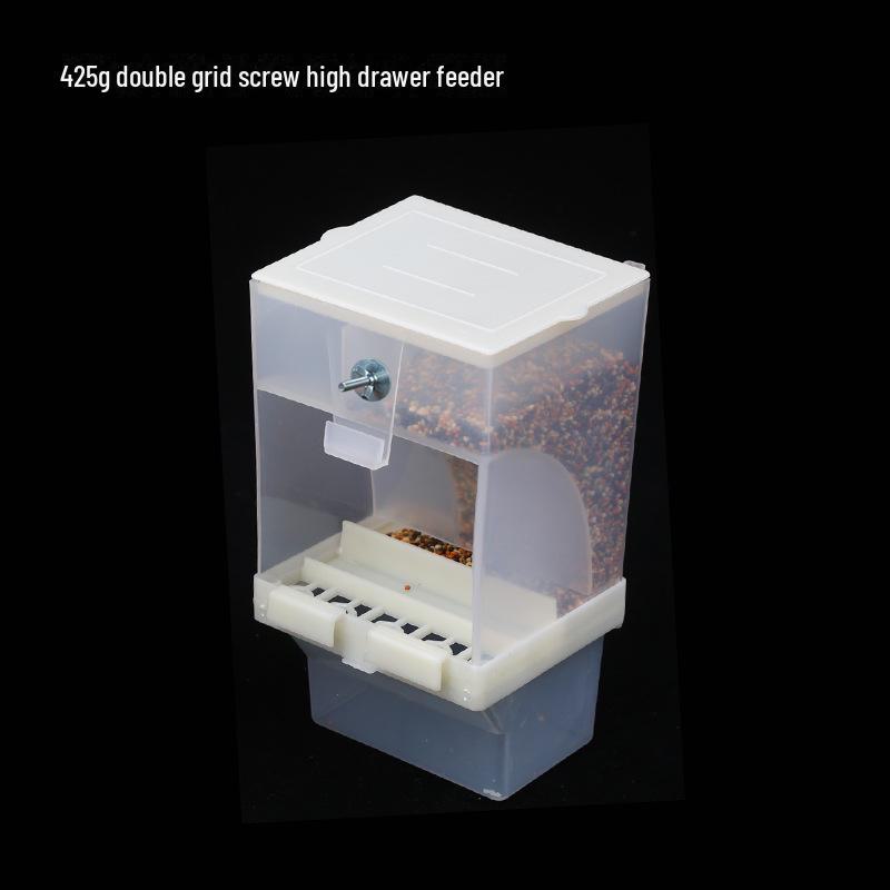 Anti-Spill Automatic Bird Feeder for Budgies and Cockatiels