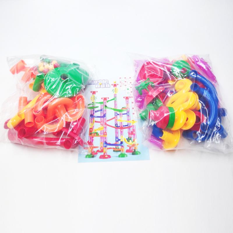 Early Childhood Maze Ball Track & Building Blocks Toy Set