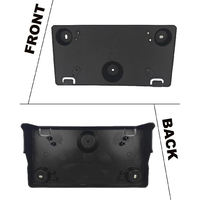 FASTCHE Front License Plate Frame Compatible with 2025 2026 Ford Explorer Front Bumper License Tag Plate Holder Mounting Bracket Replace #