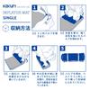 Kakuri Sangyo KAKURI Inflator Mat, Single Suede Style, 7cm Thick, Outdoor Mat, Camping, Sleeping in the Car, Automatic Inflation, Compact, Gray with