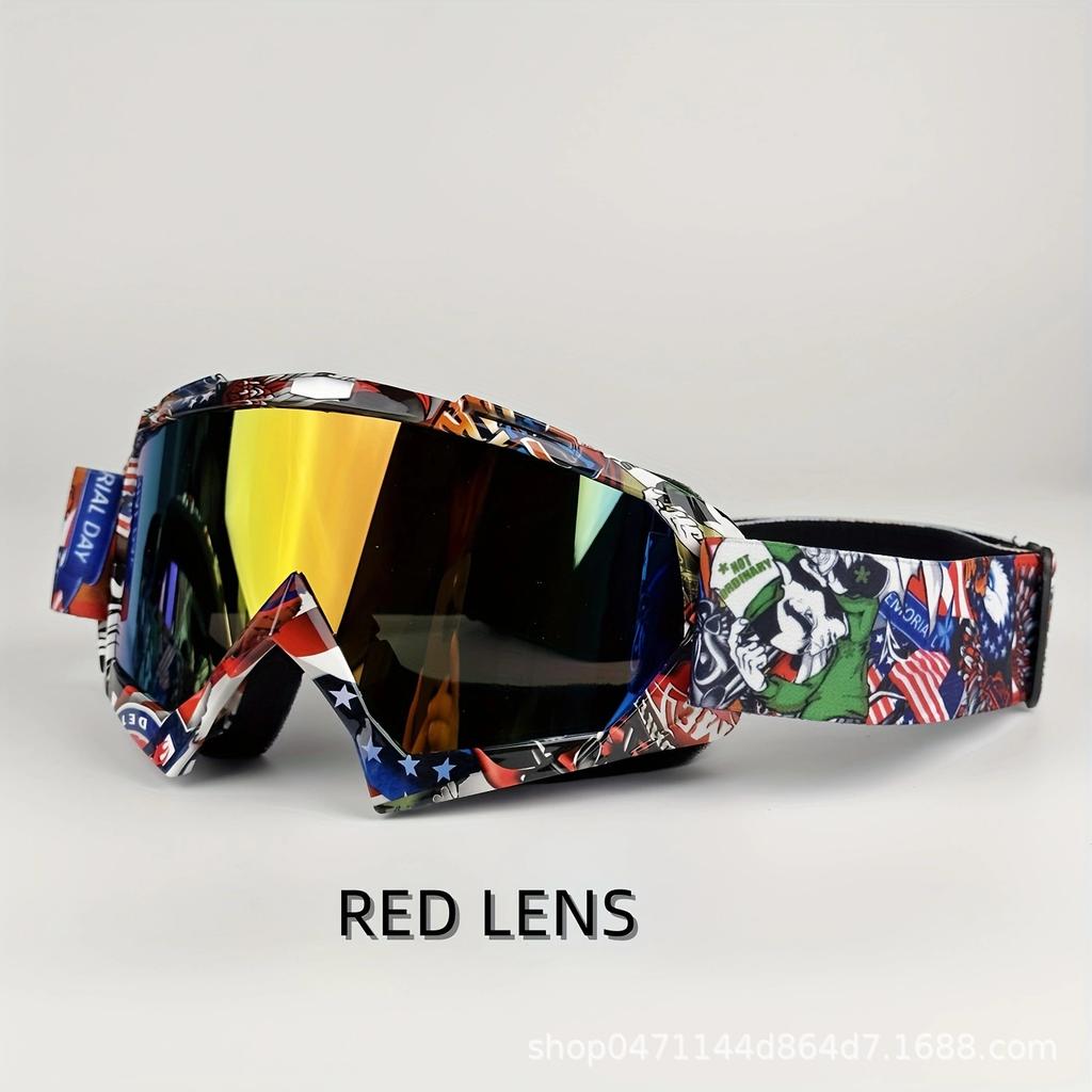 Goggles Riding Glasses Outdoor Motorcycle Off-Road Goggles ATV Men's and Women's Mountain Bike Bike Windshield Lenses