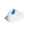 Adidas Originals Forum Iridescent Velcro Thick Sole Comfortable Versatile Casual Low Top Skate Shoes Baby Sneaker White Blue GZ8847