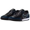 Nike Tiempo Streetgato IC Low Black Ice Blue Unisex Sneakers Obsidian HQ7017-046