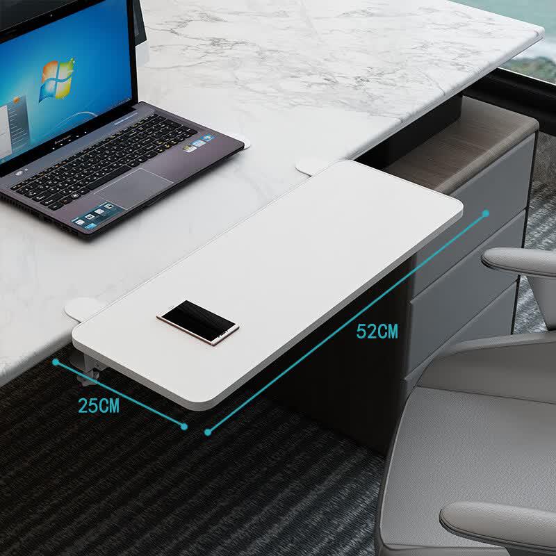 No-Drill Desktop Keyboard Tray & Hand Rest Extension