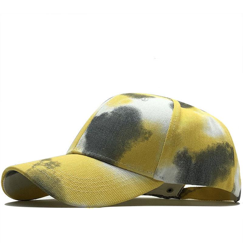 Spot, new tie-dye baseball cap, men's and women's fashion trend cap, spring and summer outdoor leisure visor