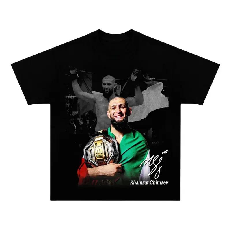 COMBATWEAR KHAMZAT CHIMAEV V2 Vintage Graphic Tee, Unisex Boxing Shirt XXXXL