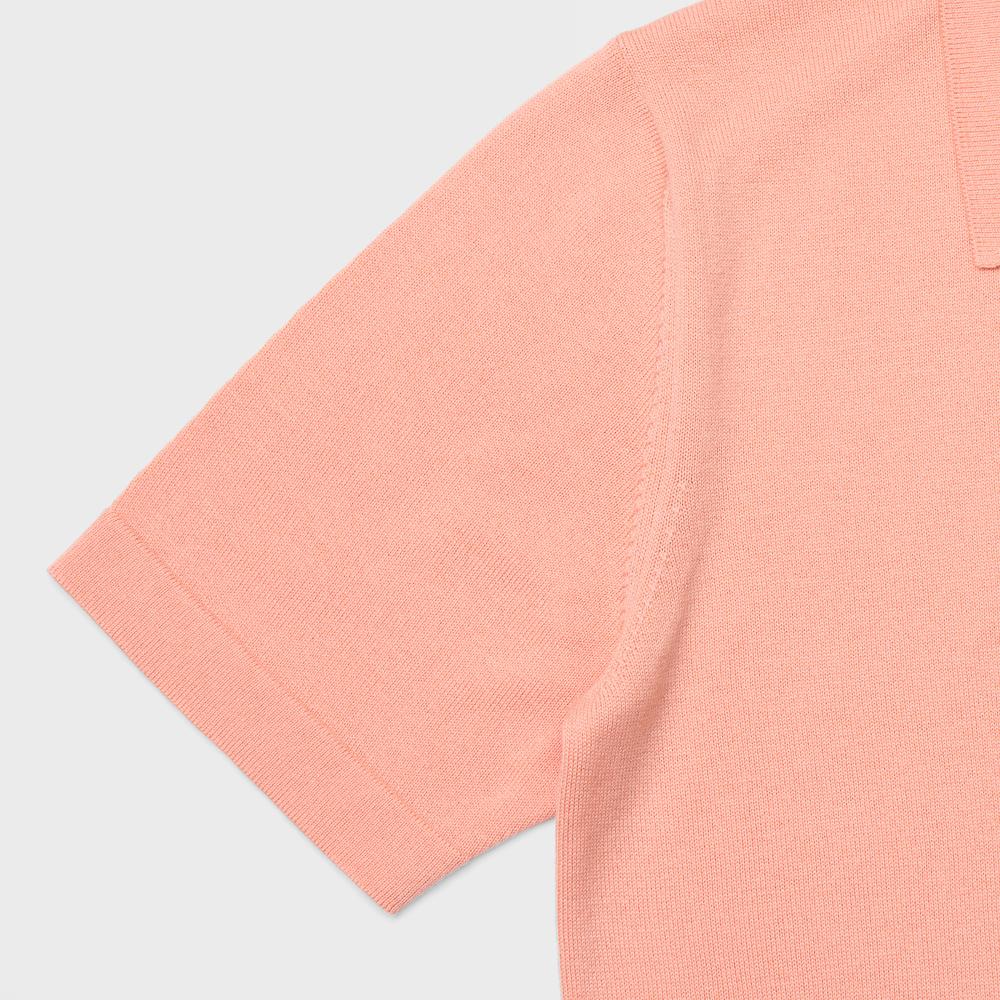 VERNO 24Ss Essential Collar Cardigan Pink