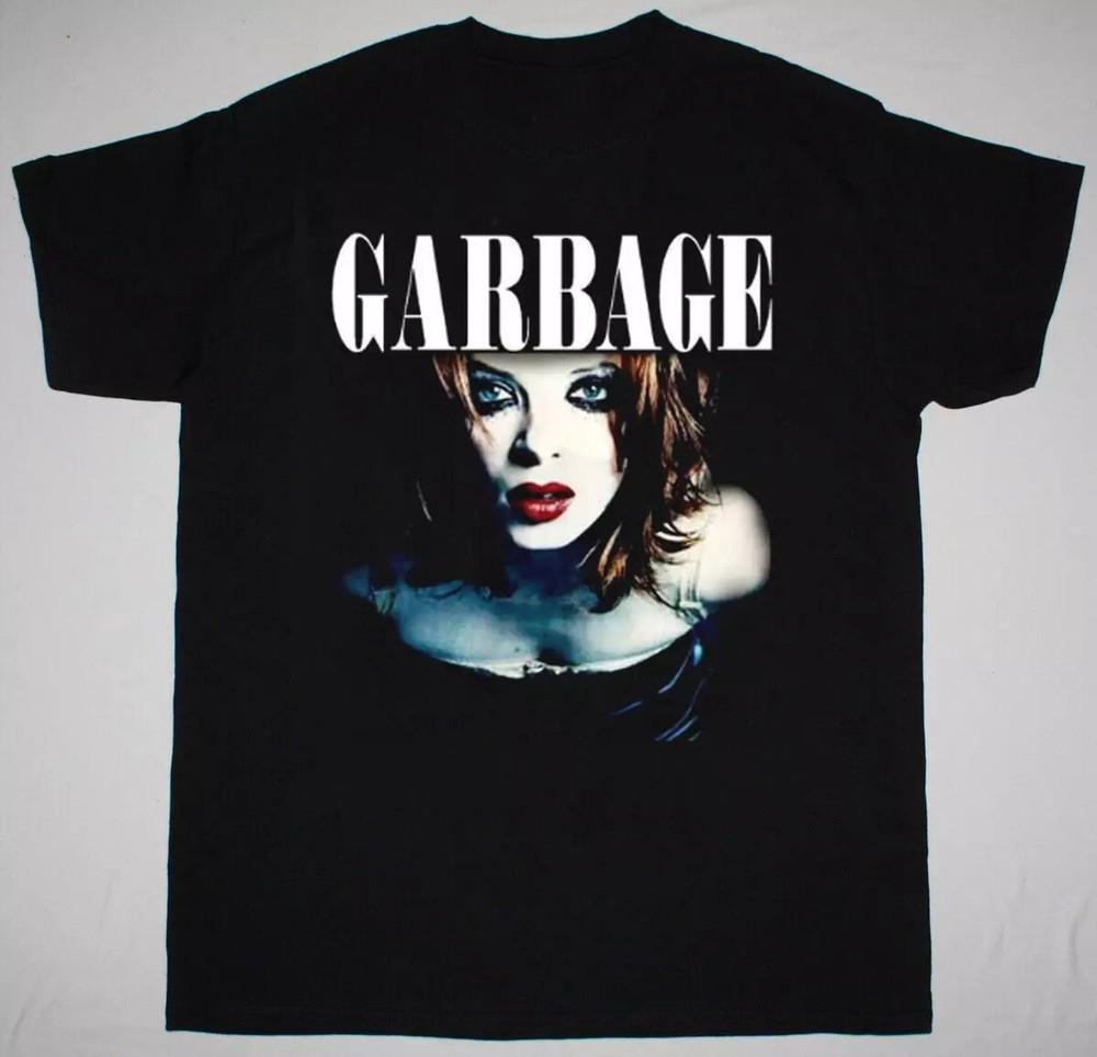 NEW Garbage Band Short Sleeve Black All Size S-5XL Shirt Unisex T-Shirt