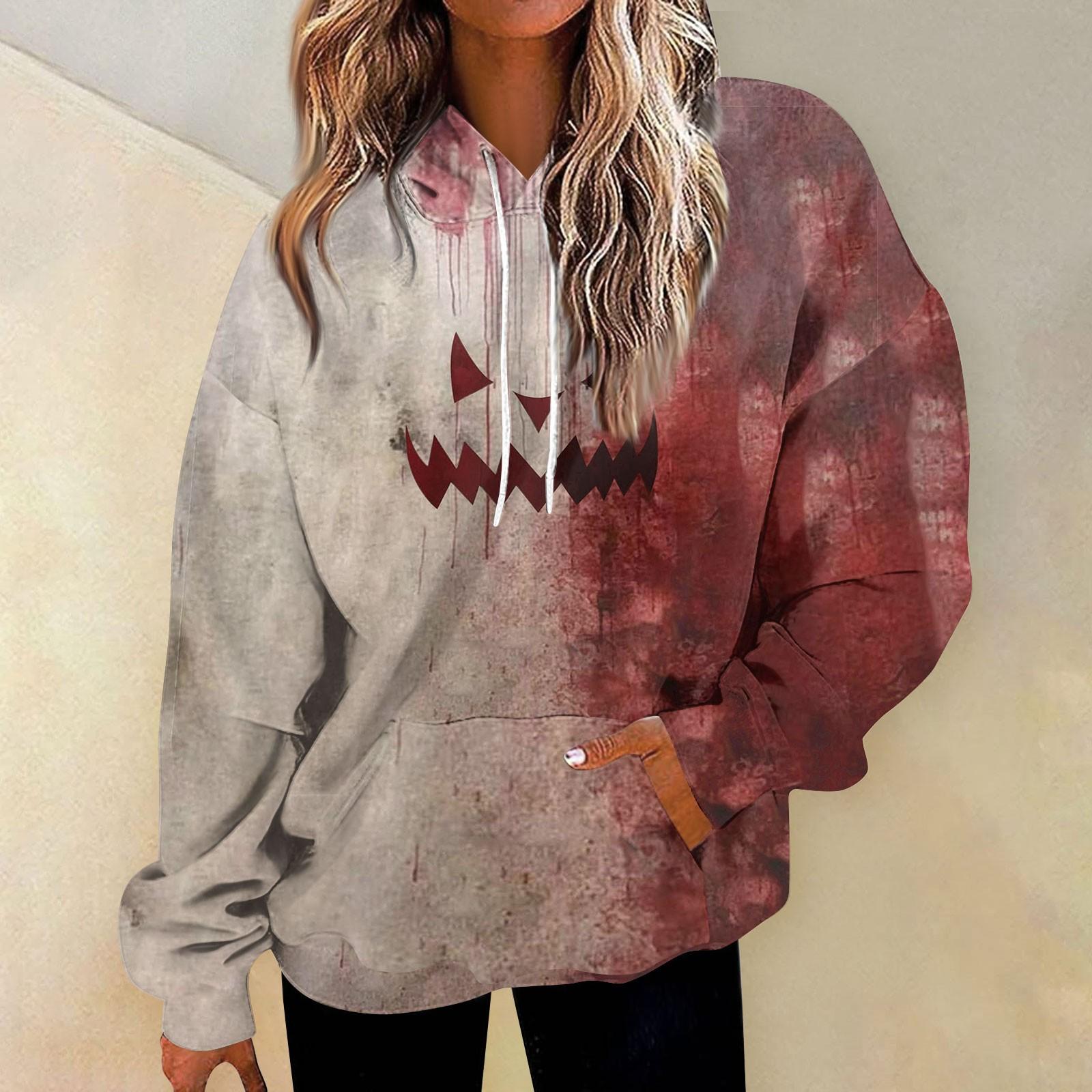 Женская модная толстовка с принтом — фото 10