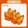 Alien Maple Leaf Disposable Paper Napkins - 4-Ply Durable & Absorbent, 6.4x5.9 Inch Elegant Autumn Design for Birthday Parties