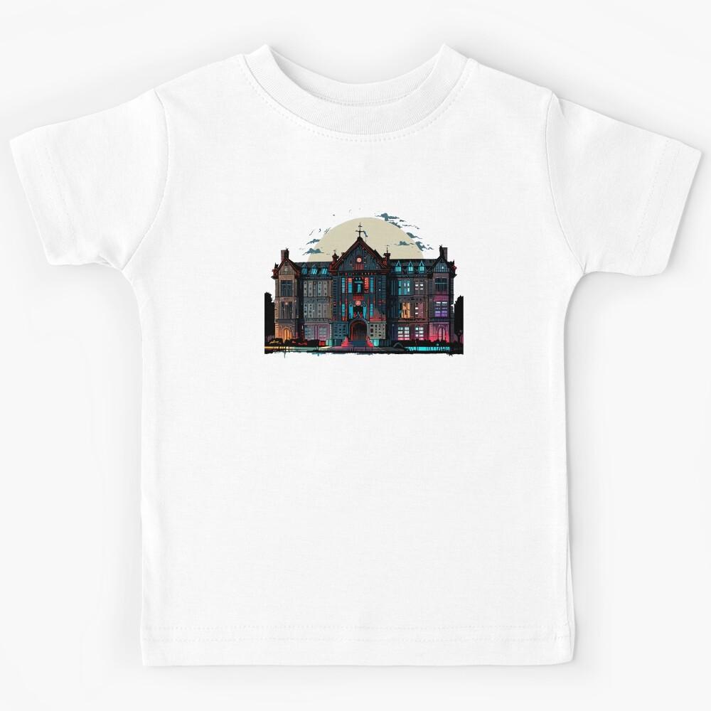 Back to School - New Wave Retro Style Gothic Campus Kids T-Shirt 120