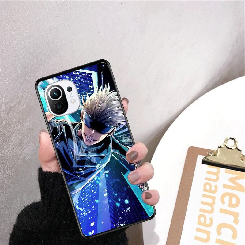 Jujutsu Kaisen Yuji Satoru Gojo Hülle für Xiaomi 12 Mi 10T 11T 11 Pro 10 10T 11 lite 10pro 11Ultra Poco X3 Pro Poco F3 M3